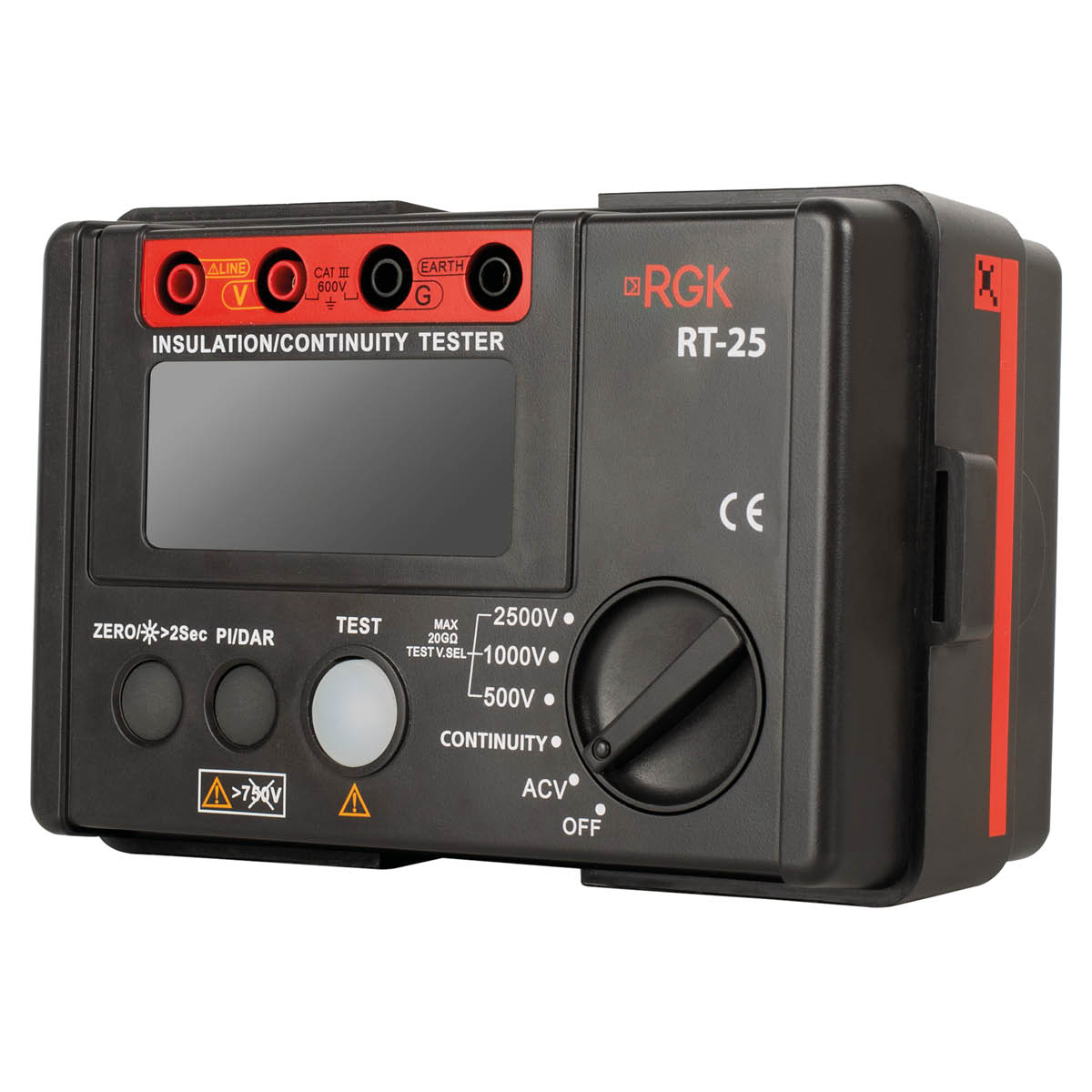 Цифровой мегаомметр RGK RT-25 с поверкой