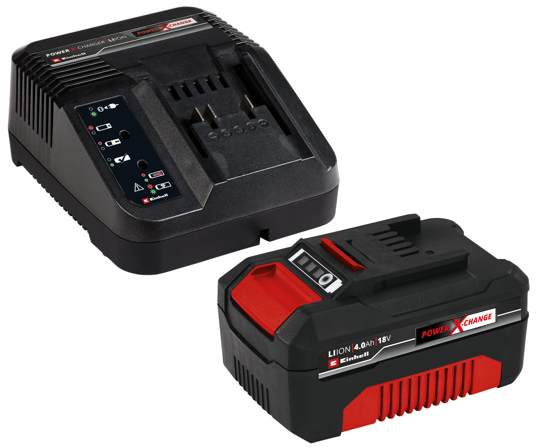 Устройство зарядное 3 А+аккумулятор Einhell PXC 18В 4 Ач Starter kit (4512042)