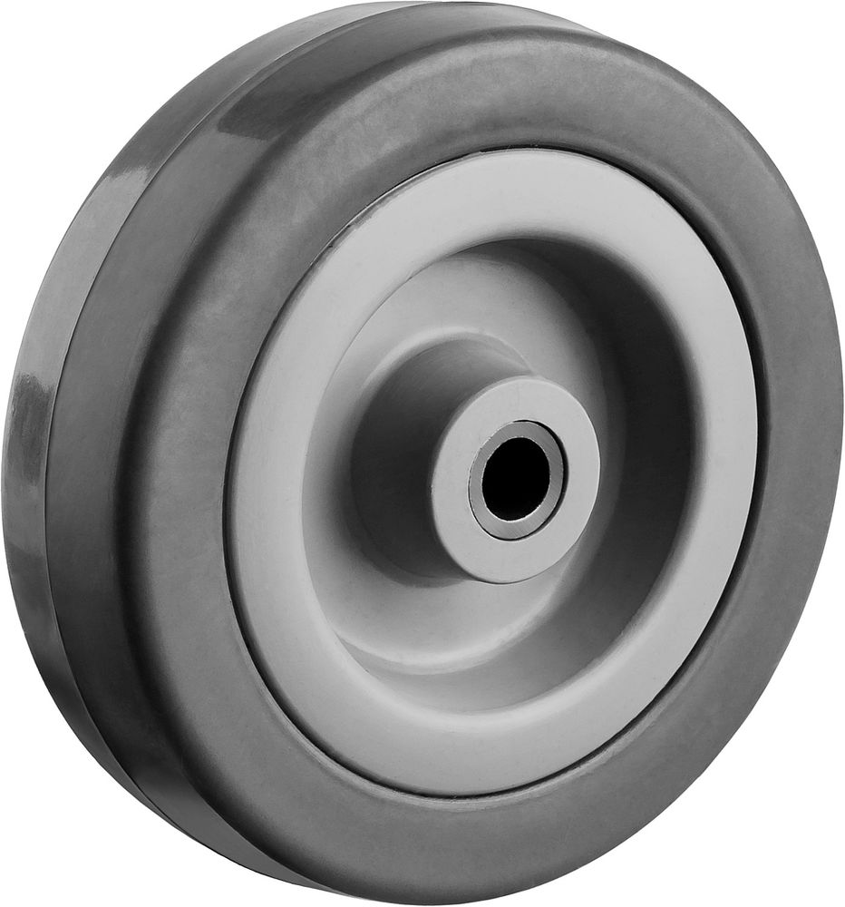 Колесо d 75 мм, г/п 50 кг, резина/полипропилен ЗУБР 30956-75