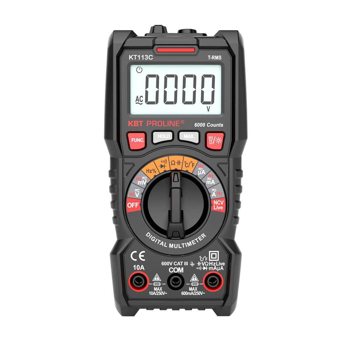 Мультиметр цифровой KT 113С серия PROLINE (КВТ) (91918)