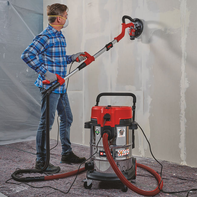 Пылесос строительный Einhell TE-VC 2350 SACL,1600вт,230мбар,50л,очистка фильтра,розетка (2342475)