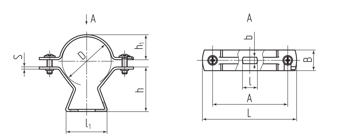 Скоба дистанционная СДК 19-20 (Fortisflex) (102661)