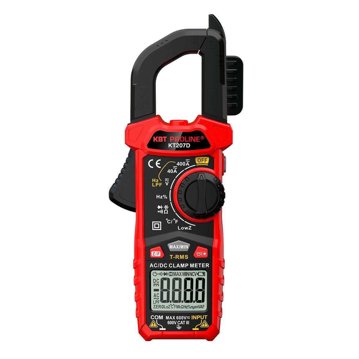 Токовые клещи цифровые KT 207D серия PROLINE (КВТ) (91920)