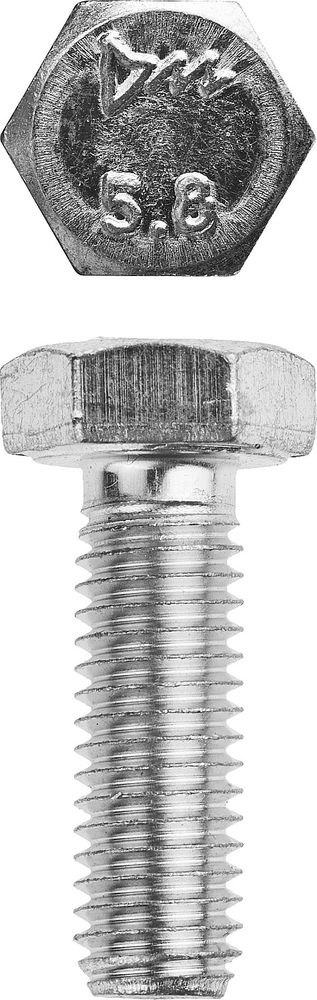 Болт M8 x 40 мм, кл. пр. 5.8, цинк, 5 кг, ГОСТ 7798-70 ЗУБР 303080-08-040