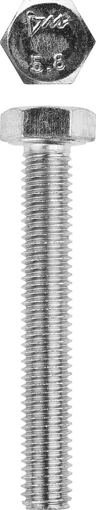 Болт M8 x 80 мм, кл. пр. 5.8, цинк, 5 кг, ГОСТ 7798-70 ЗУБР 303080-08-080