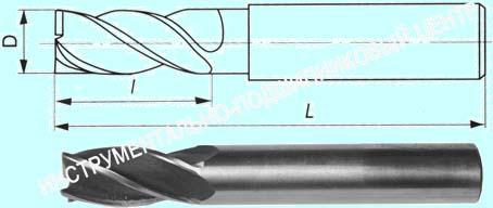 Фреза концевая d 4,0х19х51 ц/х Р18 Z=3 CNIC