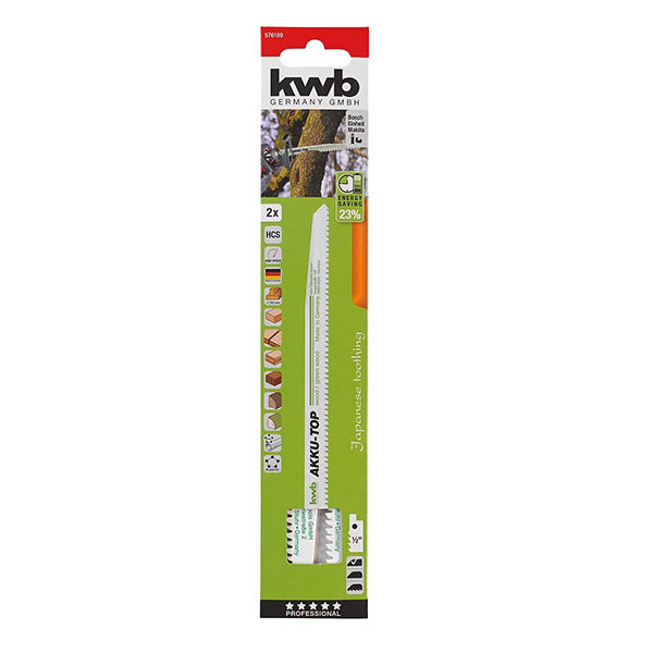 Полотно пильное kwb Energy Saving для саб. пилы 240/218, 2шт (576100)