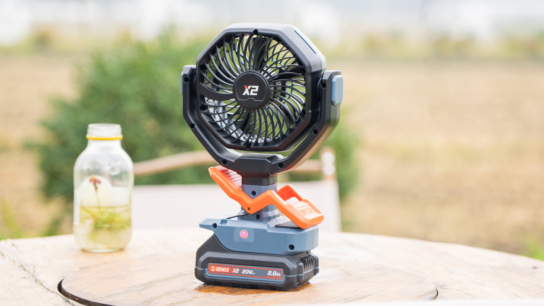 Вентилятор аккумуляторный, без АКБ и ЗУ X2 20В