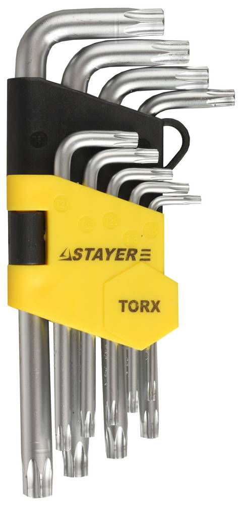 Набор коротких имбусовых ключей 9 шт STAYER 2743-H9