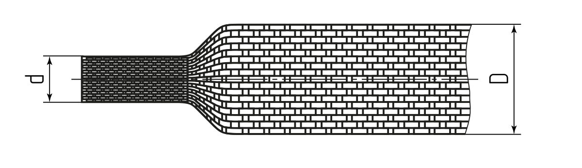 Оплетка кабельная XT-50/25 (Fortisflex) (85375)