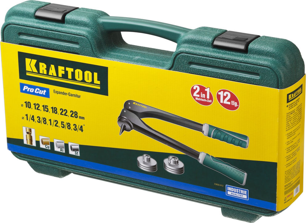 Расширитель-калибратор для труб Pro Cut, 10–28 мм, 1/4–7/8 KRAFTOOL 23650-H12