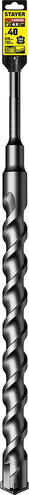Бур SDS-max Professional Hercules-4Х STAYER 40x610/720 мм 29370-610-40  