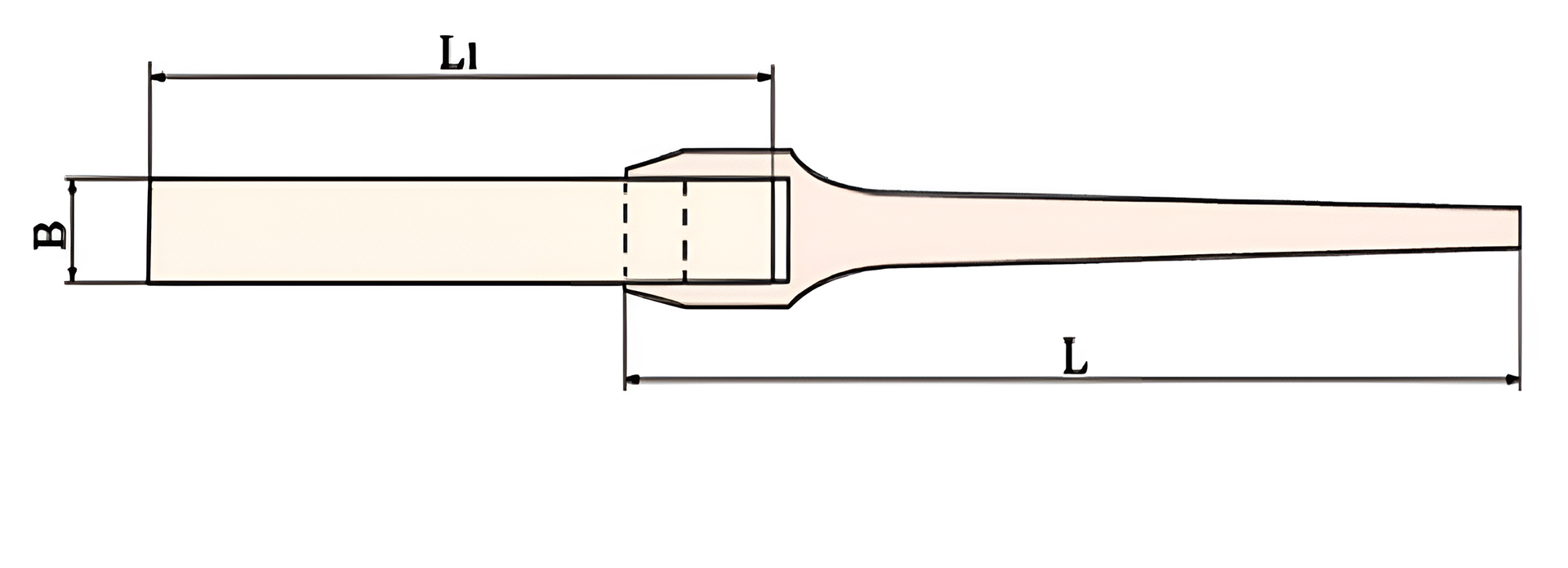 Ключ трубный ременной 425х30 искробезопасный сплав AlCu 129B-1002, HORTZ