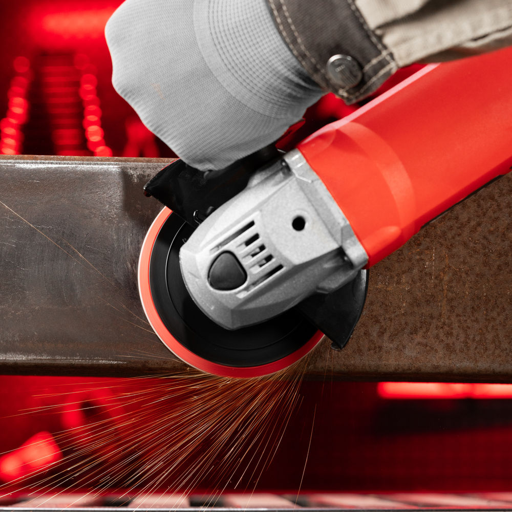 Насадка для дрели и УШМ с липучкой, 115 мм Matrix (76218)