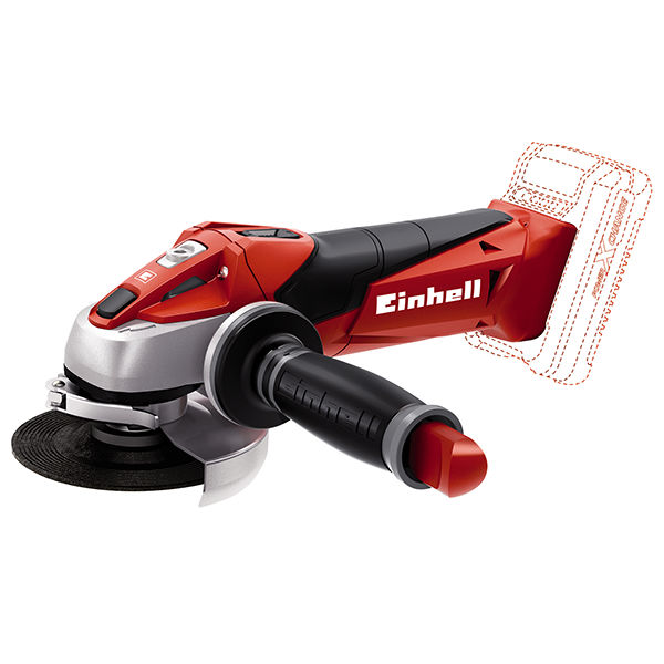 Шлифмашина угловая акк.Einhell PXC TE-AG 18/115 Li +1 акк. PXC 4.0Ач+ЗУ 3А (4431110SET)