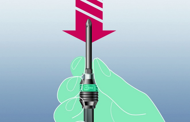 Битодержатель быстросъёмный 50 мм 1/4 E6.3 Rapidaptor серия 888/4/1 K Wera WE-052500