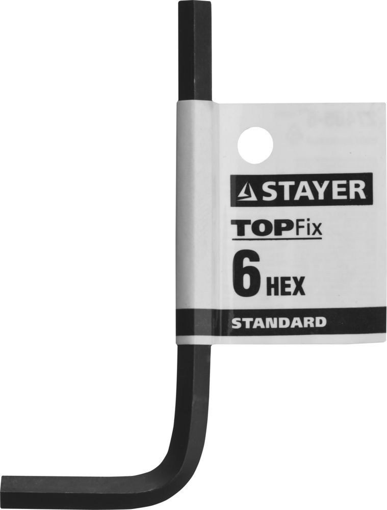 Ключ имбусовый 6 мм STANDARD STAYER 27405-6