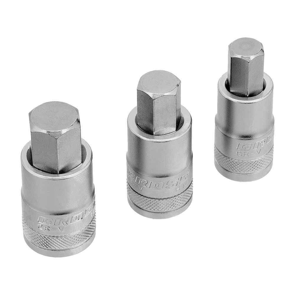 Набор инструментов, 1/4, 1/2, CrV, 120 зубьев, 115 предметов Gross