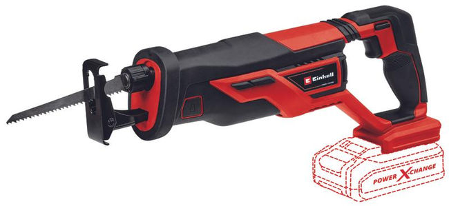 Пила сабельная акк. Einhell PXC TE-AP 18/26 Li, 18В,ход 26мм,0-2600/мин,Quck + 1 акк.4 Ач + ЗУ 3А (4326290SET)