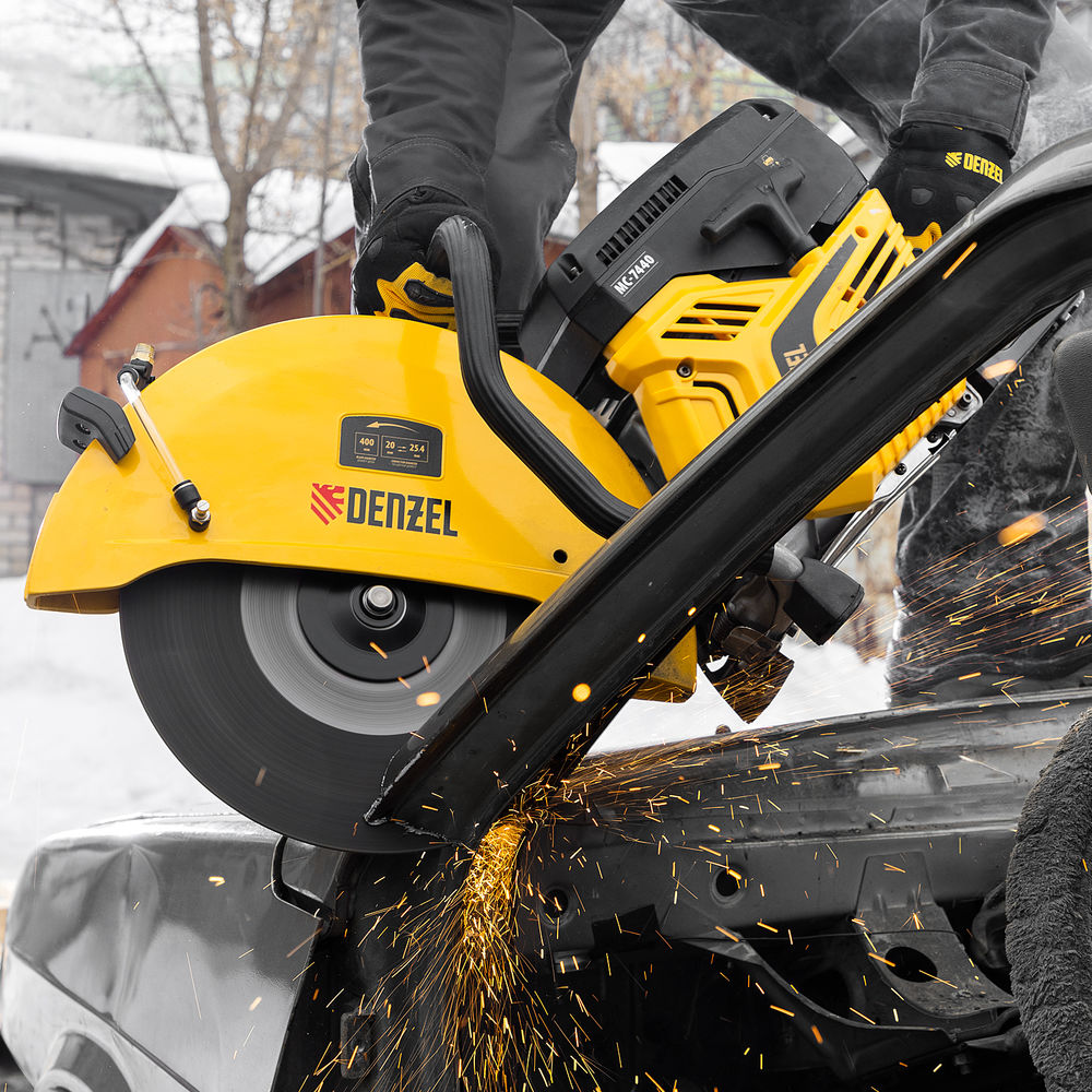 Бензорез МС-7440, 74 см3, диаметр диска 400 мм DENZEL (66302)