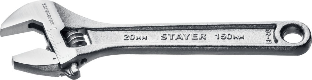 Ключ разводной MAXFORCE, 150/20 мм (2725-15) STAYER