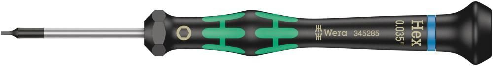 2054 Hex-Plus Kraftform Micro Отвёртка с внешним шестигранником прецизионная, 0.035 x 40 мм (WE-345285)