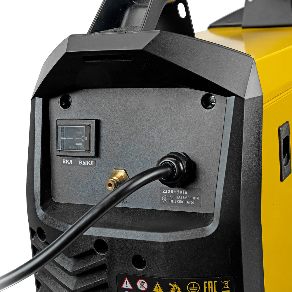Аппарат инвертор. полуавтомат. сварки MultiMIG-200DP Synergy Double Pulse, 200 А, ПВ 80% Denzel (94313)