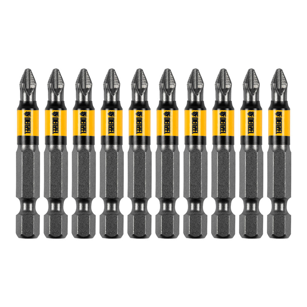 Бита PH2х50, сталь S2, цилиндр., 10 шт. Е 6,3 Denzel (11641)