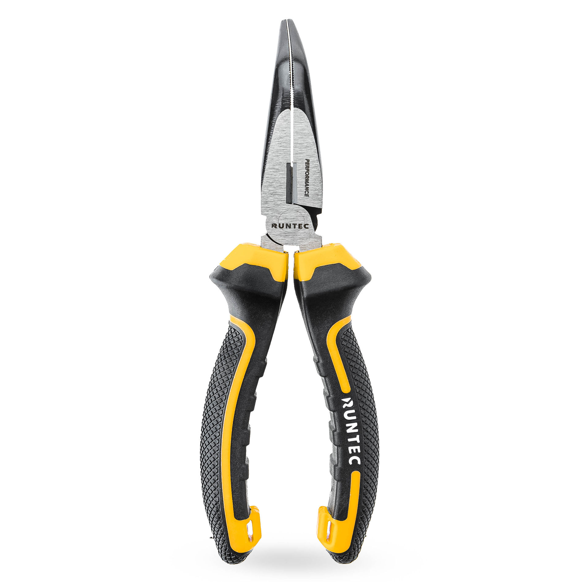 Длинногубцы изогнутые 160 мм RUNTEC RT-PLR03160