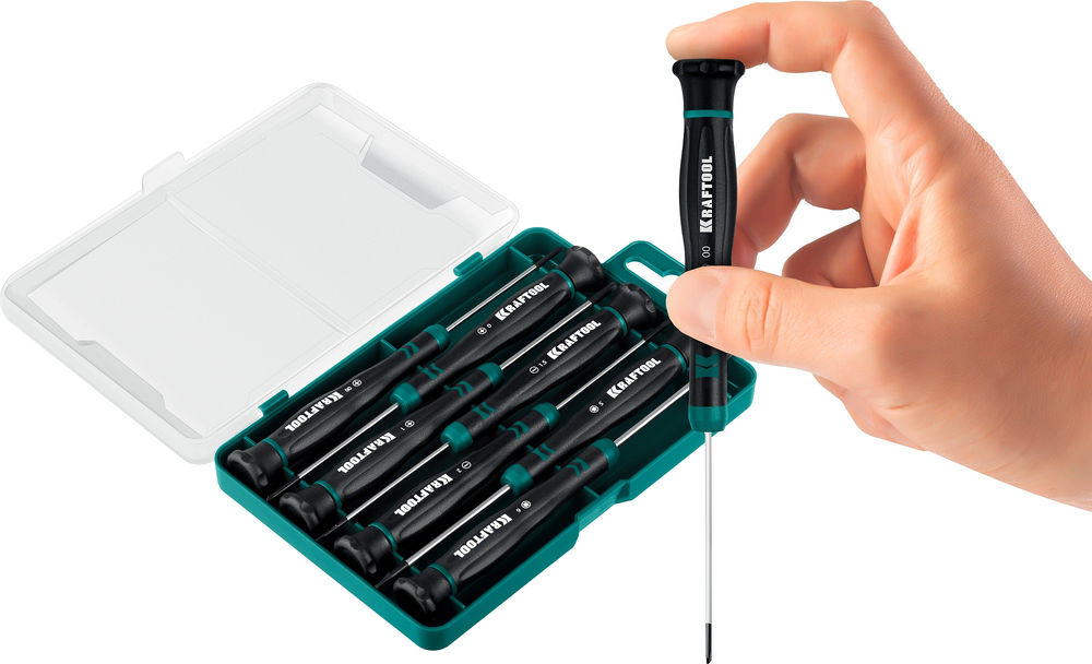 Набор отверток Precision 7, 7 предм. KRAFTOOL 25686