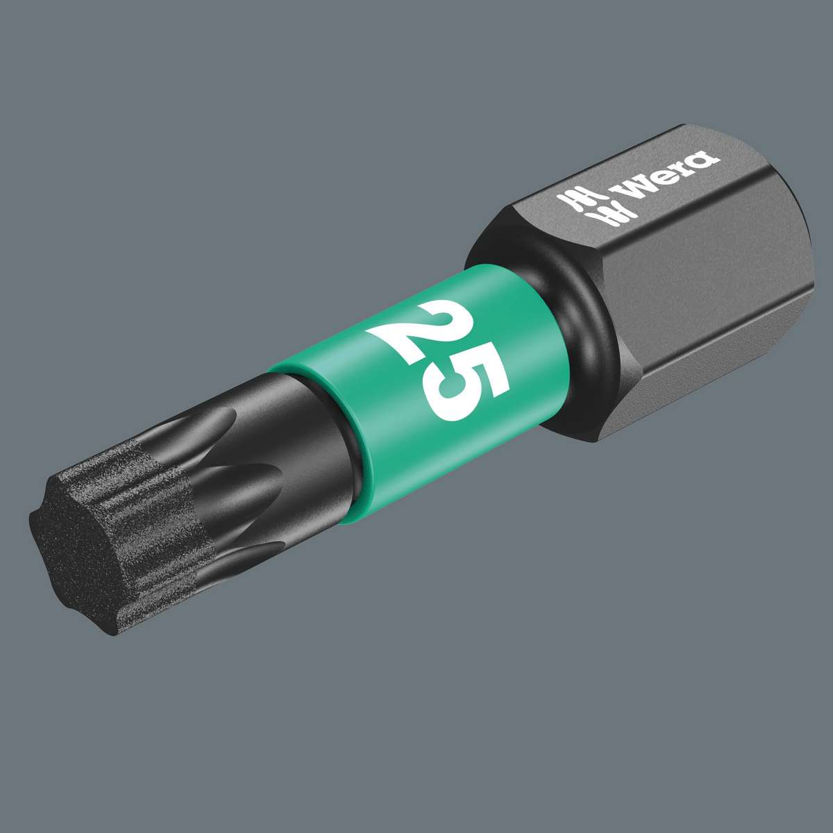 Бита ударная TX 15 x 25 мм алмаз 1/4 C6.3 Impaktor TORX серия 867/1 IMP DC Wera WE-057623