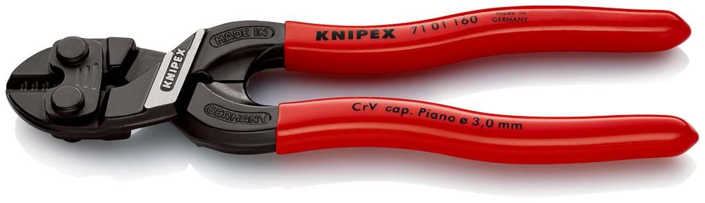 Болторез компактный S 160 мм, обливные ручки CoBolt KN-7101160