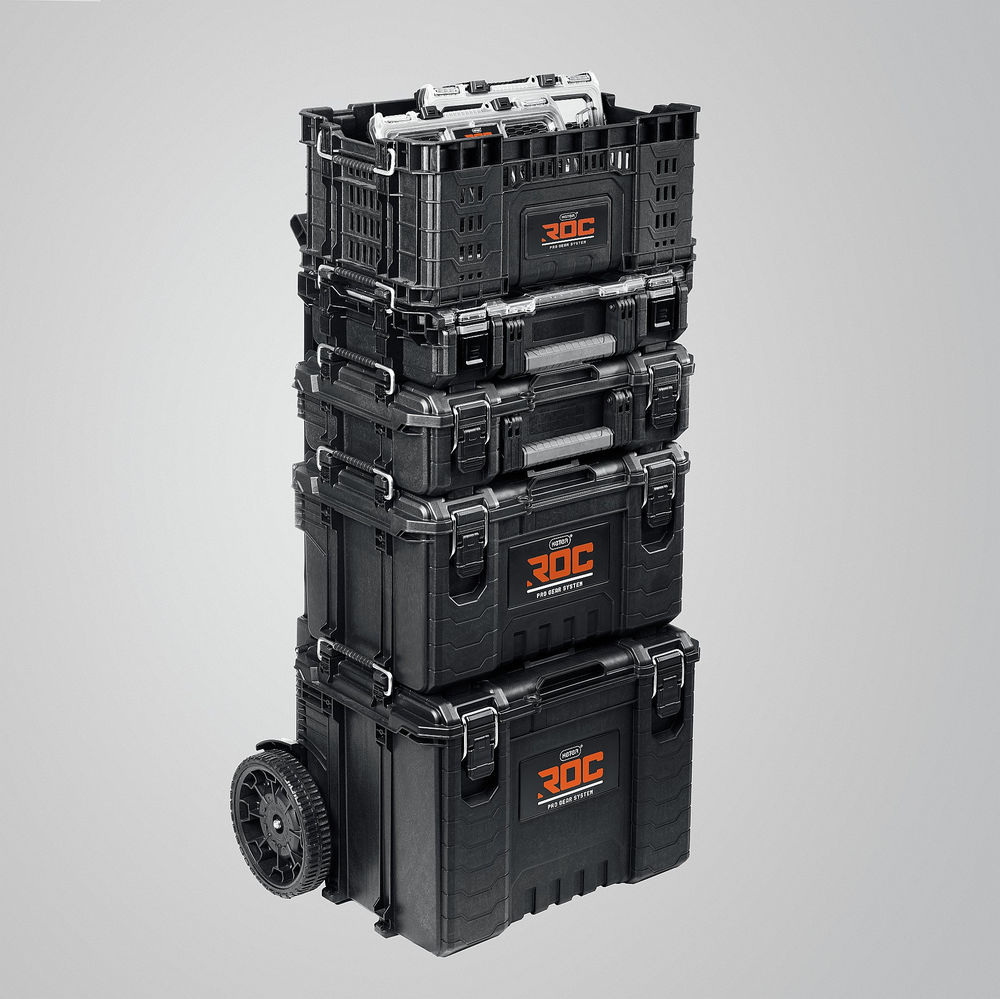 Тележка (22) с пластиковым ящиком ROC PRO GEAR 2.0 KETER 38370