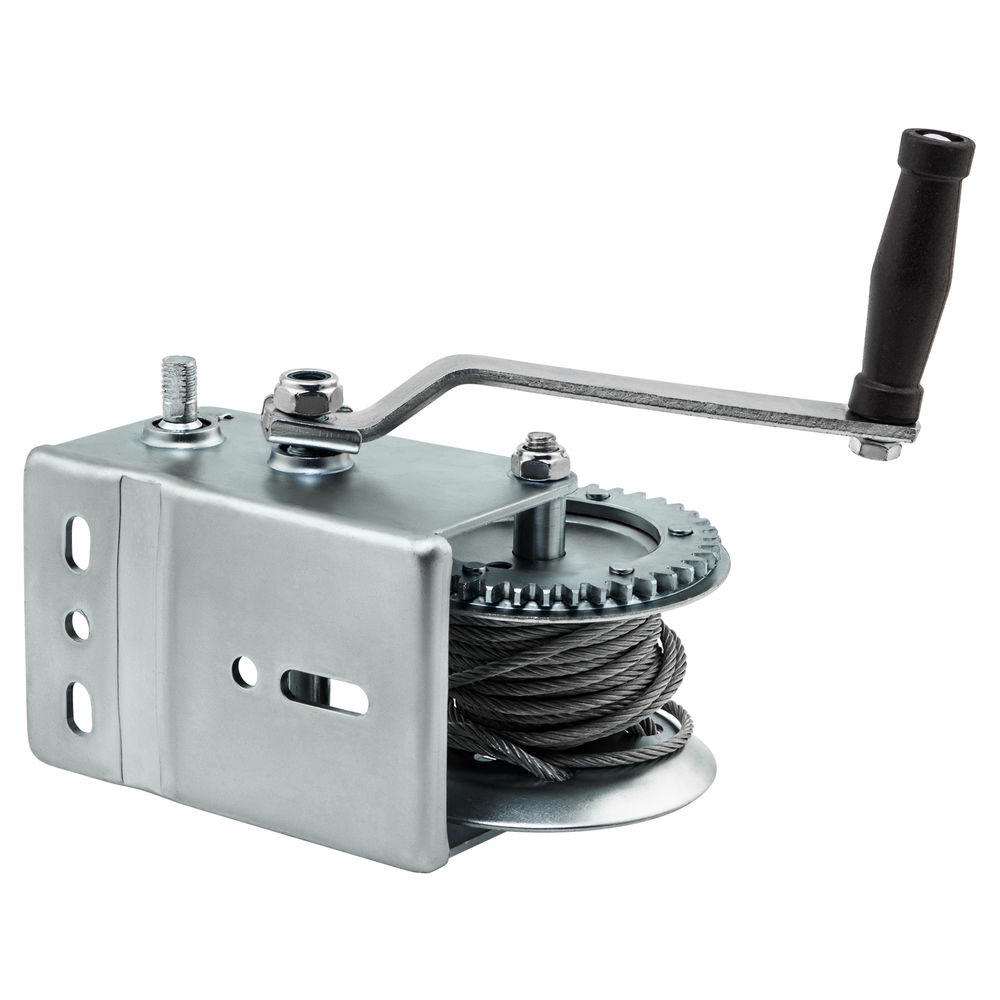 Лебедка шестеренчатая, тяга 0.8 т, тросовая Matrix (522735)