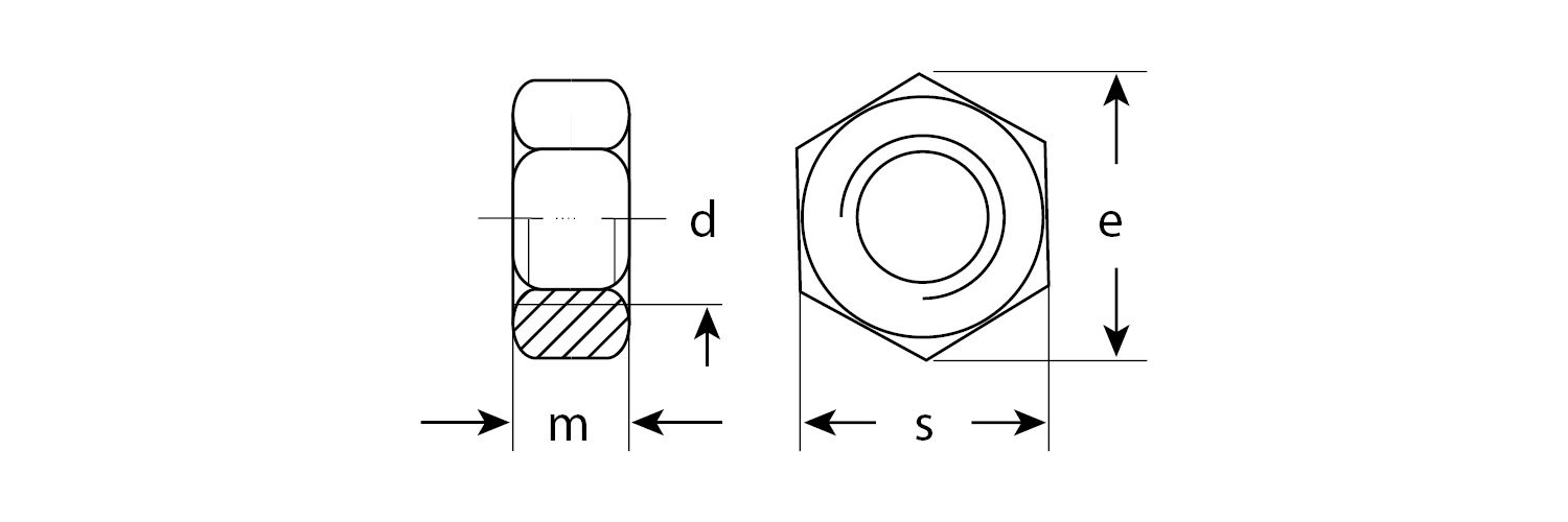 ЗУБР ГОСТ ISO 4032-2014, кл. пр. 6, M4, цинк, 5 кг, шестигранная гайка (303550-04)