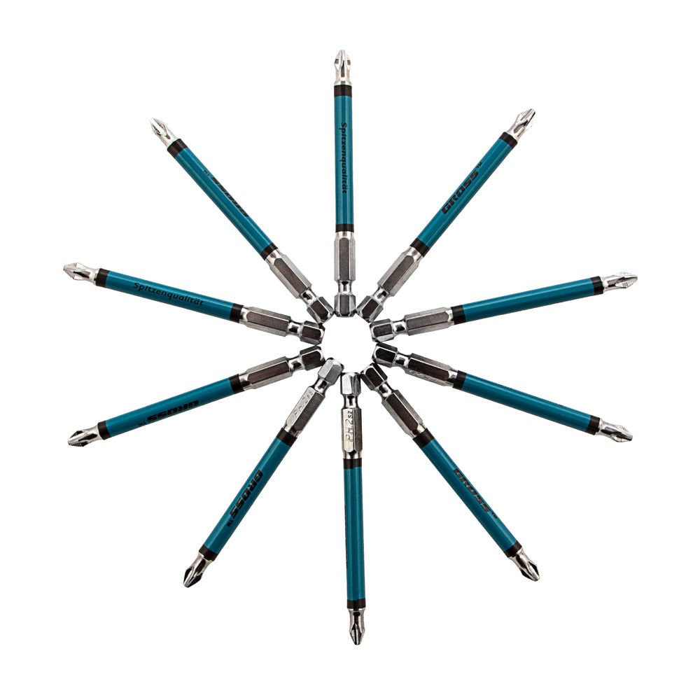 Бита PH2 х 90, сталь S2, 10 шт. Gross (11263)