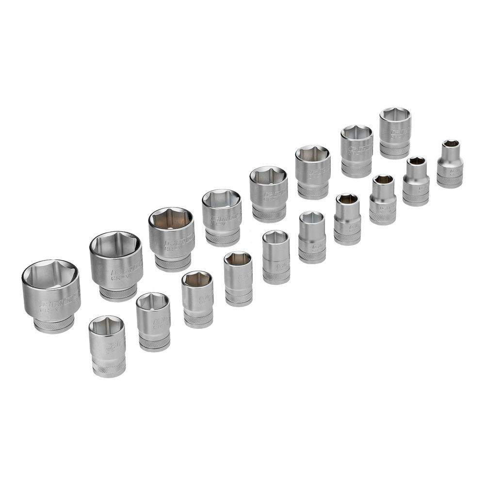 Набор инструментов, 1/2, CrV, 120 зубьев, 24 предмета Gross