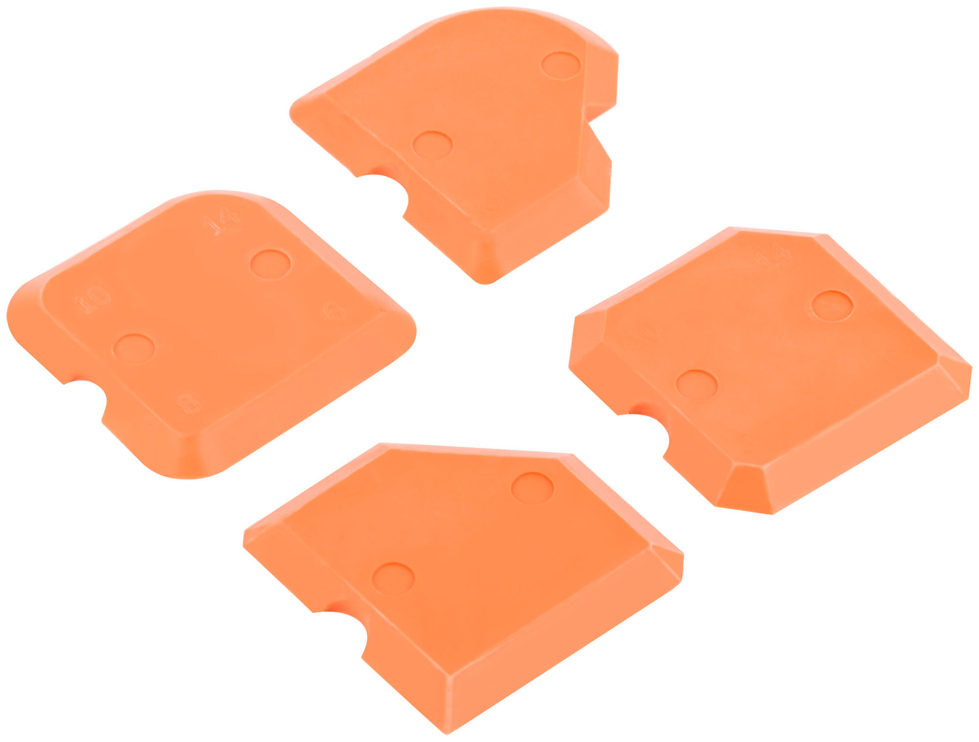 Шпатели эластичные для формирования швов, набор 4 шт. (06894)