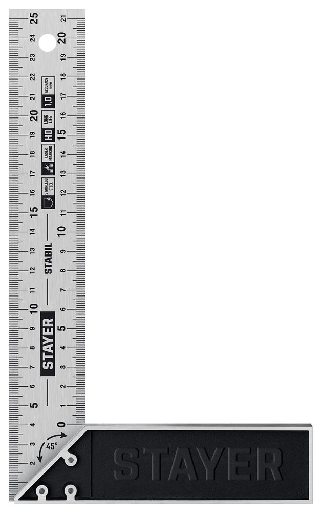 Угольник столярный 250 мм STAYER Professional 3431-25_z02