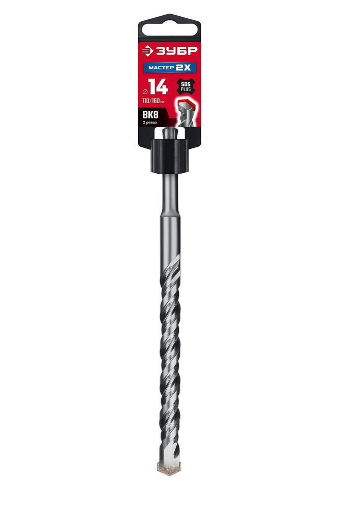 Бур SDS-plus Мастер-2Х 14 x 160 мм ЗУБР 29315-160-14_z01