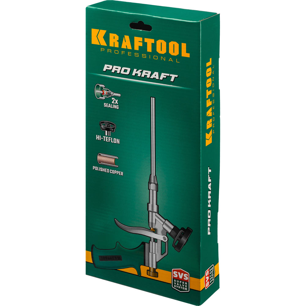 Тефлоновый пистолет для монтажной пены ProKraft KRAFTOOL 0685_z04