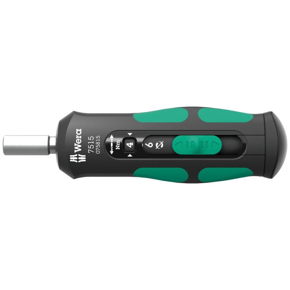 Отвёртка динамометрическая 2-6 Нм Safe-Torque Speed Kraftform серия 7515 Wera WE-075815