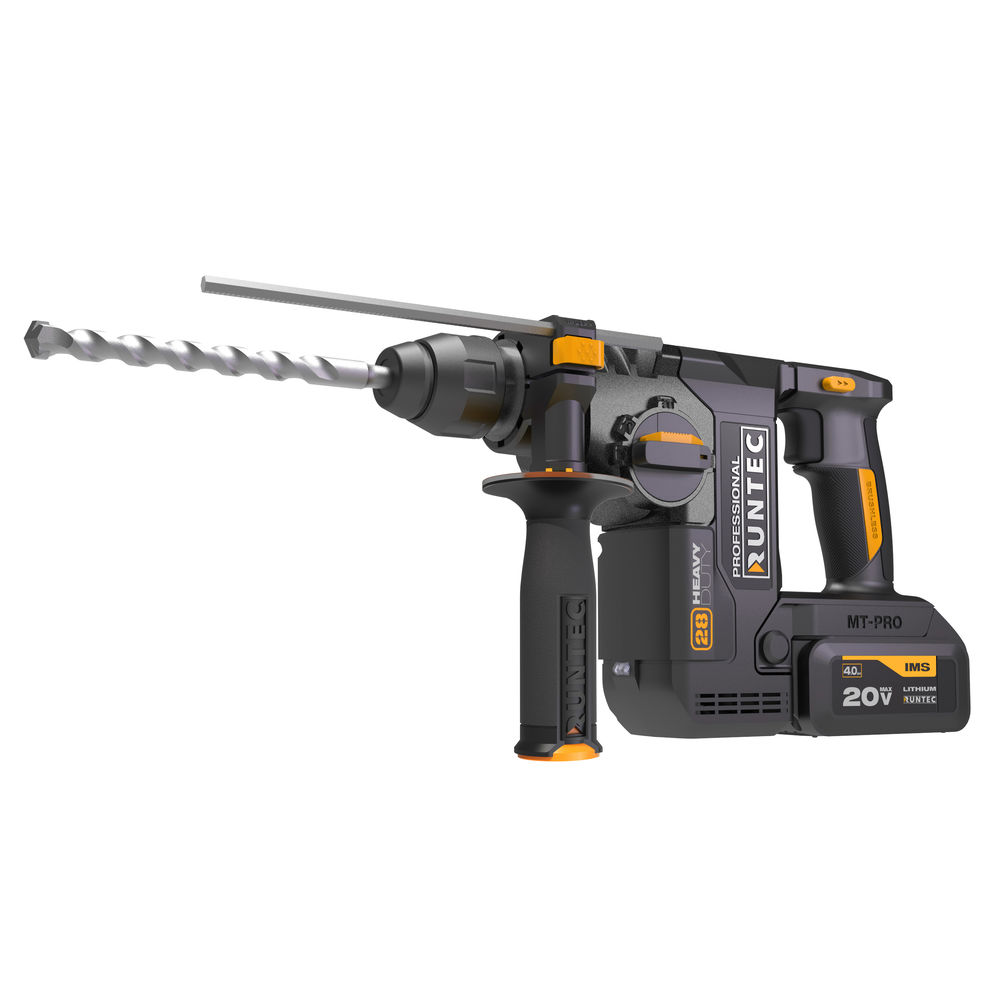 Перфоратор аккумуляторный PRO 2.9Дж, 20В, 24Ач, 850Вт RUNTEC RT-EH850