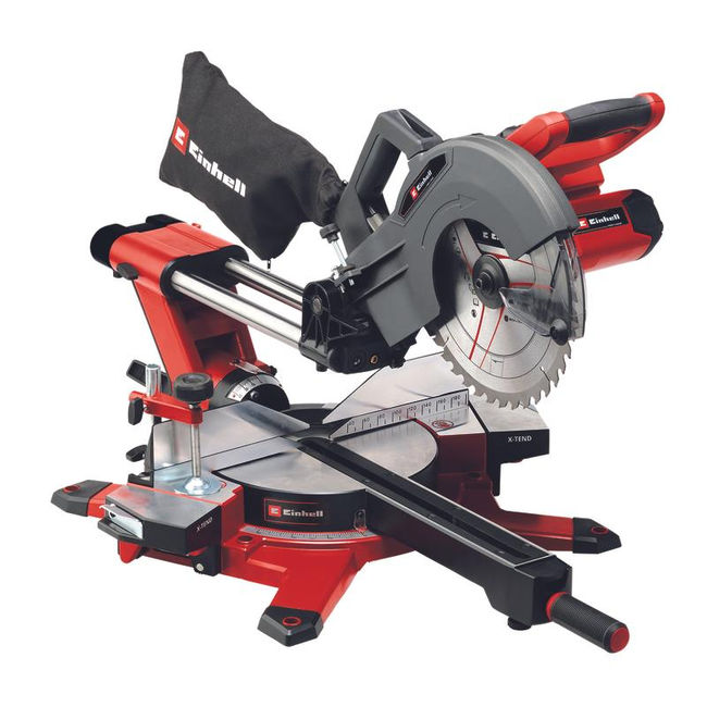 Пила торцовочная акк.Einhell PXC TE-SM 36/10 L Li 2x18В,254х30мм,пропил 340х85мм,лазер,без АКК и ЗУ (4300885)