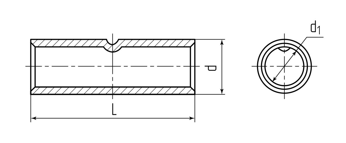 Гильза кабельная ГМЛ(DIN)-120 (КВТ) (65260)