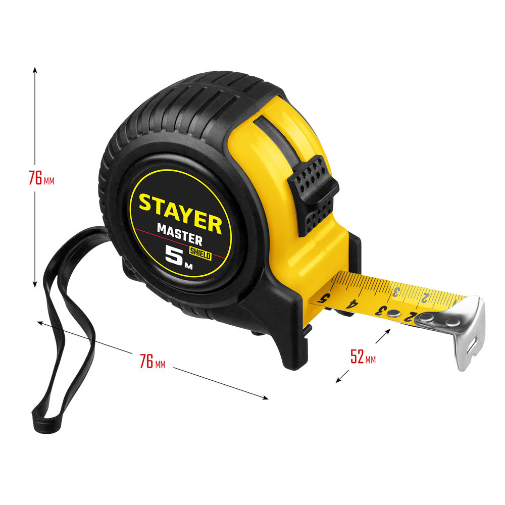 Рулетка 5 м х 25 мм STAYER 34025-05-25