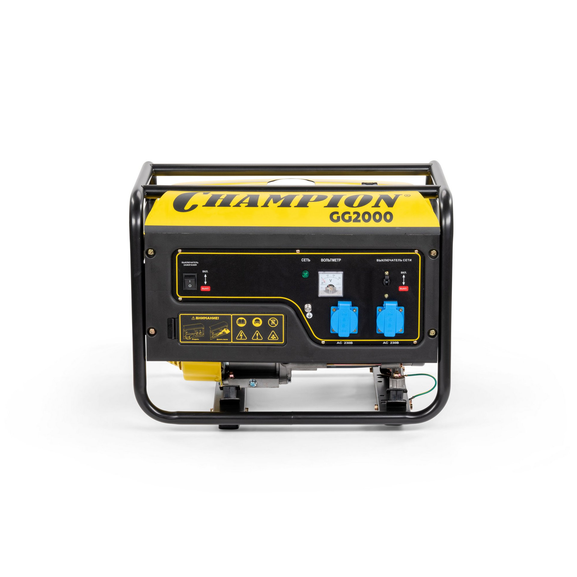 Генератор CHAMPION GG2000 (2/2,3кВт 7лс 15л 39кг) (GG2000)