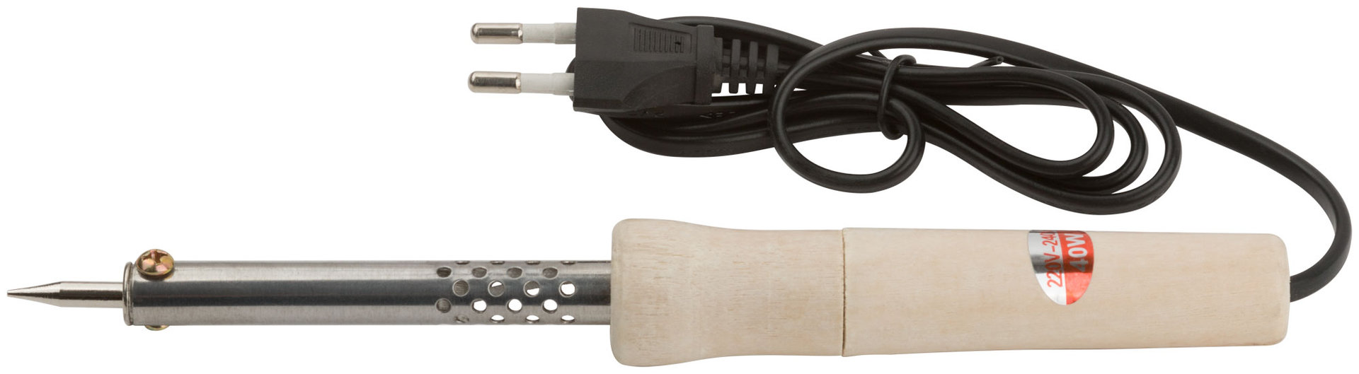 Паяльник деревянная ручка 40 Вт (60467М)