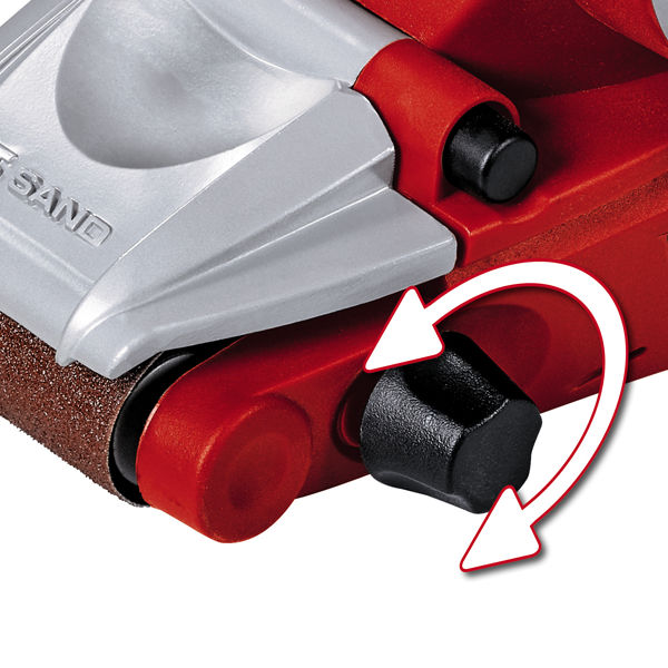 Шлифмашина ленточная Einhell TE-BS 8540 E, 850Вт, 300-400м/мин, 76х533мм (4466230)