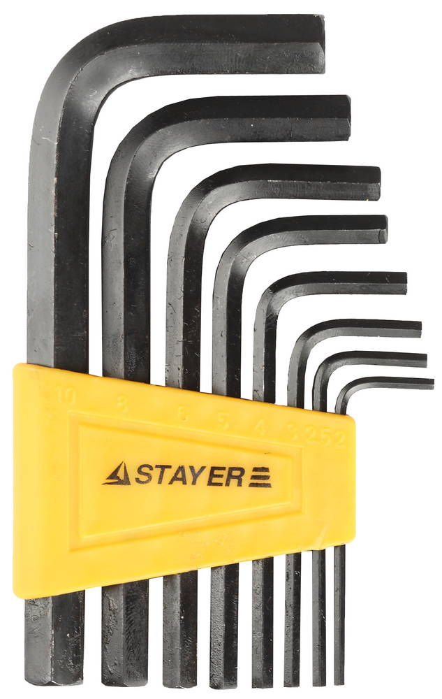 Набор имбусовых ключей 8 шт STANDARD STAYER 27405-H8